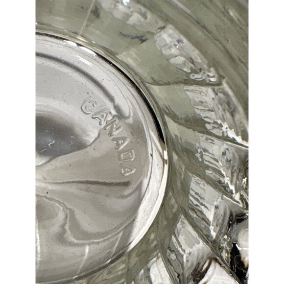 Beer Mug Toronto Maple Leafs Decal Clear Glass With Handle 6" Tall HEAVY - Picture 9 of 11